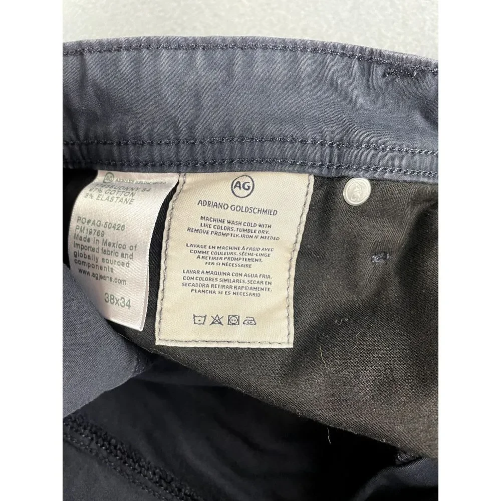 Adriano Goldschmied Jeans Mens 38x28* Tellis Modern Slim Skinny Bootcut Black AG